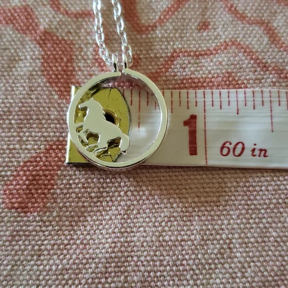 Dainty Horse Necklace. Cowgirl Western Country Rodeo Ranch Vaqueras Pony Cowboy - Picture 10 of 12